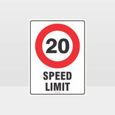 Custom Metal Sign,20 Kph Speed Limit Sign
